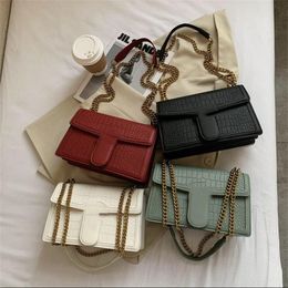 New Hotsales Designer Classic Luxury Chain Fashion 2023 Plaid Brand Wallet Vintage Ladies Brown Leather Handbag designer shoulder bag