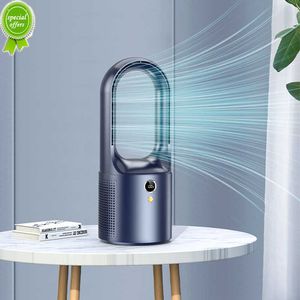 Nouveau ménage sûr ventilateur électrique sans lame Portable sans fil ventilateur de refroidissement par Air USB charge 2000mAh batterie puissance Table ventilateur 6 vitesse vent