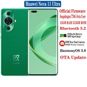 nouveau téléphone portable huawei nova 11 ultra 4500mAh 100W snapdragon 778G octa core 6.78 