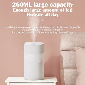 New Humidifier Household Usb Atmosphere Lamp Desktop Intelligent Large Capacity Aromatherapy Gift Humidifier