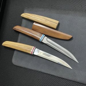 Nouveau couteau de chasse lame tranchante couteaux tactiques Bushcraft Camping EDC outil de survie couteau de style japonais pour hommes, cadeau de noël