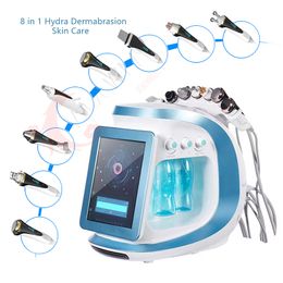 Nouvelle machine faciale Hydra 8 en 1 Aqua Soins de la peau Jet Facial Peel Rf Bio Oxygène Jet Eau Microdermabrasion Machine Professionnelle