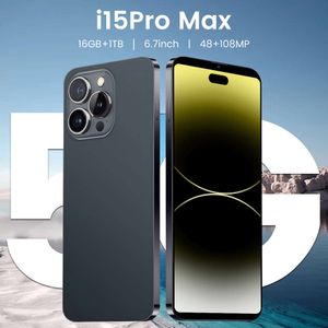 Nouveau i15 Pro MAX Téléphone 1 + 16G 6,7 pouces grand écran à chaud Smartphone Android