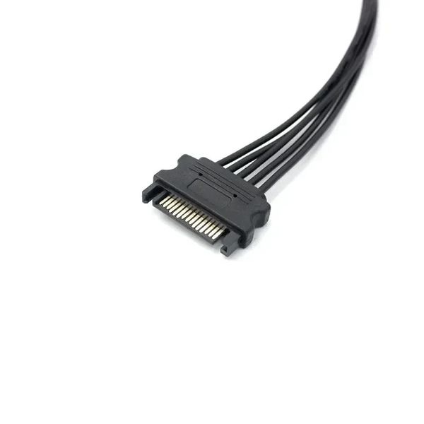 Nouveau câble d'alimentation IDE vers SATA mâle à femelle à un point cinq Power SATA Câble d'extension du disque dur Alimentation Alimentation Splitter câble Corde pour Sata