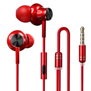 Nieuwe in-ear subwoofer mobiele telefoon headset type-c platte mond oortelefoon k lied hoge kwaliteit hoofdtelefoon DHL gratis