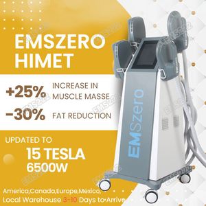 Neo DLS-EMSlim RF EMSzero 15Tesla 6500W High EMT Grabado Lifting Shaping Estimulador muscular electromagnético con almohadillas de estimulación pélvica opcional