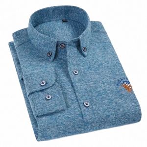 Nieuw in shirt hight-qulity 100% cott lg-mouwen voor mannen slim fit casual shirt effen engeland stijl tops elegante kleding l9xl #
