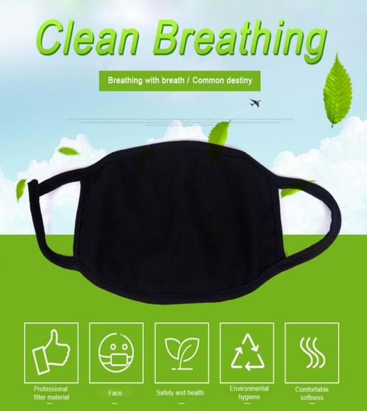 Nouveau en stock anti-poussière visage bouche couverture PM25 masque respirateur anti-poussière antibactérien lavable réutilisable glace soie coton masques To8355948