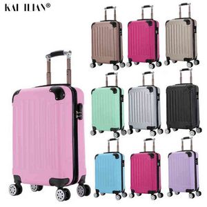 Nouveau pouce AbsPc valise sur roues chariot de voyage sac à bagages cabine mode hommes bagages à main J220708 J220708