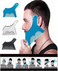 Nieuwe Innovatieve Ontwerp Baard Shaping Tool Trimmen Shaper Template Gids Scheren Tool voor Men039s fashion2473803