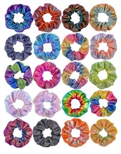 Nieuwe ins 20 kleuren Paardenstaarthouder Haar Scrunchy Elastische Laser Haarbanden Scrunchy Hairbands Ties Ropes voor Dames Meisjes