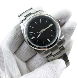 NIEUWE INS Automatische beweging 36 mm gladde bezel horloges roestvrij staal kleine schattige wijzerplaat 1166100 dames polshorloges257s