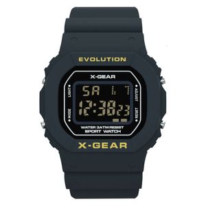 NIEUWE INS MANNELIJKE EN VROUWENDE STUDENT SLEKTE SQUARHEAT NET ROOD TIKTOK SQUARE Simple Digital Watch