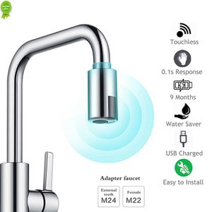 Nouveau robinet intelligent capteur d'économie d'eau robinet sans contact adaptateur de capteur infrarouge robinets de cuisine buse pour cuisine salle de bain