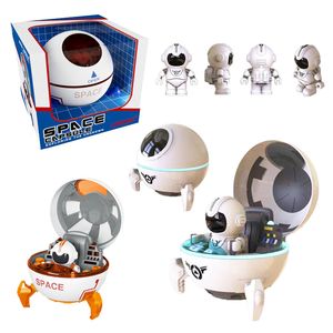 Nouveaux jouets spatiaux interstellaires, modèles de vaisseaux spatiaux, éclairage, musique et jouets de puzzle d'interaction parent-enfant pour les astronautes