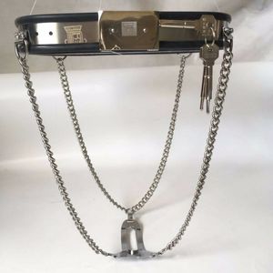 Ceinture de chasteté Invisible, Double dispositif de type Y, chaîne féminine en métal, bouclier de prévention de la Masturbation, jouets sexuels pour adultes, sous-vêtements féminins