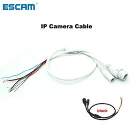 Nieuwe IP -camerakabel voor het netwerk Vervang RJ45 -kabel DC12V CCTV IP Use For Network vervangende kabel