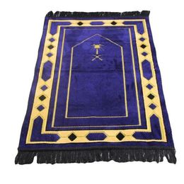 Nieuwe Islamitische Moslim Wol Prayer Mat Deken Salat Musallah Gebed Tapijt Tapet Tapete Banheiro Islamic Praying Mat 70 * 110cm