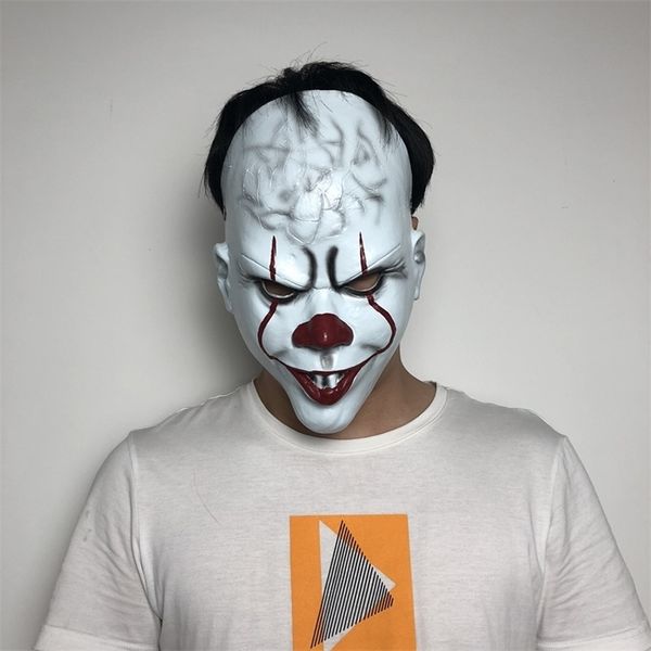 New It Chapitre Deux Masques Pennywise Horror Cosplay Latex Masques Halloween Party Costume Props T200622