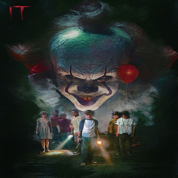 New IT Film Pennywise Stephen King Horreur Art Toile Affiche Moderne HD Imprimer Peinture À L'huile Mur Art Peinture Photo Affiche Pour Roo240h