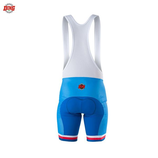 Nouvelle-Italie Italia Team Cycling Jersey Set Men Men à manches courtes Bike Wear Jersey Set Bib Shorts Gel Pad Blue Cycling Vêtements