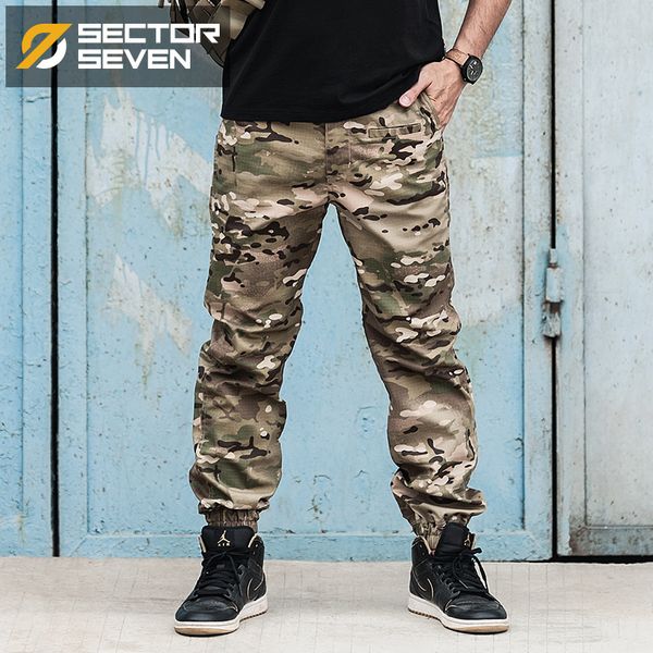 Nouveau IX12 imperméable camouflage tactique jeu de guerre cargo hommes pantalons armée militaire actif cheville longueur pantalon 201110