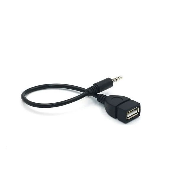 NOUVEAU Jack 3.5 AUX AUDIO PLIGN TO USB 2.0 CORDE DE CÉBOR AUX CONVERSEM