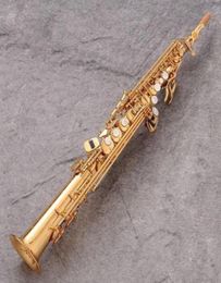 New Japan Brand 875ex BB Flat Soprano Saxophone Instruments de musique de haute qualité Soprano Papistes professionnels Reeds668775710978