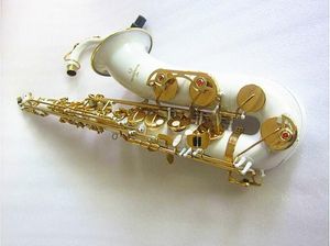 Nieuwe Japan YANAGIS T-992 model Bb Tenorsaxofoon Jazz Wit goud Sleutel saxofoon met Muziekinstrumenten Professionele prestaties Gratis schip