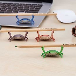 Nieuwe Japanse creatieve schattige krabbenhouder gewichtheffen krabben penhouders bracket opslagrek cadeau -briefpapier