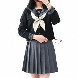 Nieuwe Japanse Koreaanse Versi Jk Pak Vrouw Schooluniform High School Sailor Navy Cosplay Kostuums Student Meisjes Geplooide Rok5XL k2J4 #