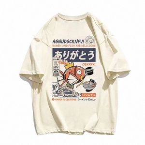Nueva camiseta japonesa para hombres y mujeres Marca Pure Cott Camiseta Carto Impresión Tallas grandes Ropa para mujeres Envío gratis e2rY #