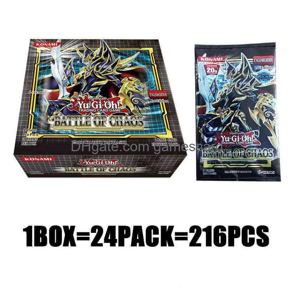 Nueva colección japonesa Yuh Caja de tarjetas raras Yu Gi Oh Sky Dragon Juego Hobby Coleccionables Titular para niños Regalo Juguetes Drop Entrega Dhbpi