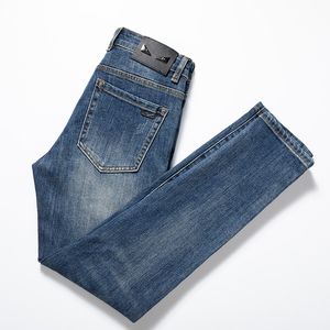 Nieuwe JEANS chino broek herenbroek FFicon Stretch Herfst winter nauwsluitende jeans katoenen broek gewassen recht business casual Q9561-9