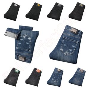 Nieuwe jeans chino broek broek heren broek stretch herfst winter dichtbij jeans katoenen broek gewassen rechte zakelijke casual Q9522