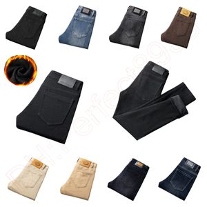 Nieuwe jeans chino broek broek heren broek stretch herfst winter dichtbij jeans katoenen broek gewassen rechte zakelijke casual k683p