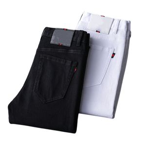 Nieuwe JEANS chino Broek broek Dunne mannen broek Stretch Lente Zomer nauwsluitende jeans katoenen broek gewassen rechte business casual DW745