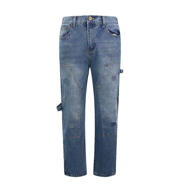 New Jeans High Street Jeans Blue Jeans Party Jeans Sports Jeans Version coréenne Jeans jeans haut de gamme et atmosphérique Jeans de Famous Brands Beach Denim