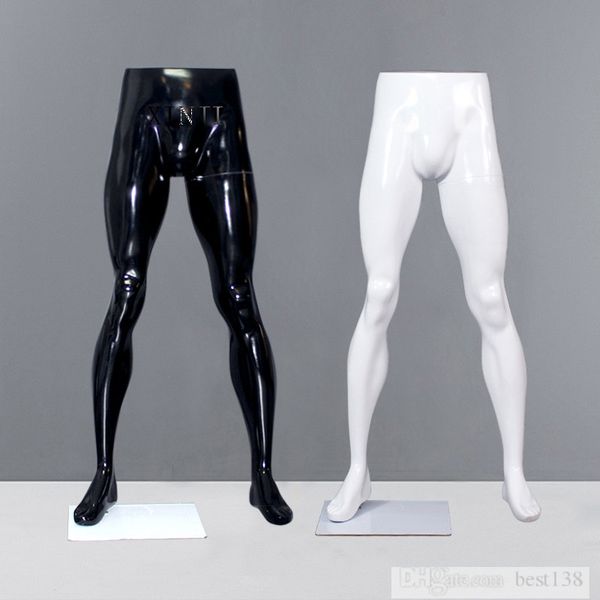 NOUVEAU Jeans Muscles Mannequin Cool moitié inférieure modèle pantalon blanc noir pour l'affichage