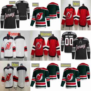 New Jersey Hockey Devils Jerseys 33 Ryan Graves 7 Dougie Hamilton 6 John Marino 71 Jonas Siegenthaler 2 Brendan Smith 29 Kenzie Blackwood 4609