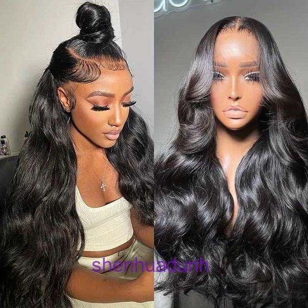 NEW JERSEY WIGS PITMAN WIG BOUTIQUE 2024 TOP SANDE LACE FEMANDS Long Hair Mid Split Black Curly Big Wave Full Head Set