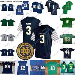 NUEVAS camisetas Fighting Irish Football Jersey NCAA College Jeremiah Owusu-Koramoah Quenton Nelson McGlinchey Fuller Smith Teo Martin