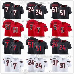 Nuevas camisetas para 2024 Fútbol 7 C.J. Stroud 24 Derek Stingley Jr. 51 Will Anderson Jr. 5 Jalen Pitre 31 Dameon Pierce 12 Nico Collins 3 Tank Dell 10 Davis Mills 69 Shaq Mason