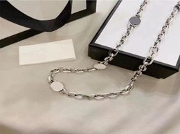 Nouveaux bijoux en argent 925 lettre G chaîne creuse collier hommes et femmes rue hip hop bracelet mode personaliz6451945