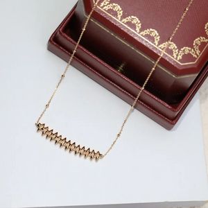 Liu – collier à ongles plaqué argent de haute qualité, or 18 carats, haut de gamme, chaîne de luxe légère, nouvelle collection