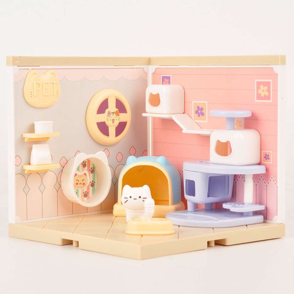 Nouveau Jiajia jouet Simulation Miniature enfants maison de poupée ensemble de jouets fille cadeau fille jouet Festival cadeau jouets pour enfants articles miniatures