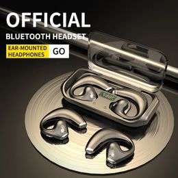 Écouteurs Bluetooth conducteurs sans fil JR04 OWS, casque d'écoute Non intra-auriculaire, réglable, pour Sport de plein air, stéréo rotatif, nouveau