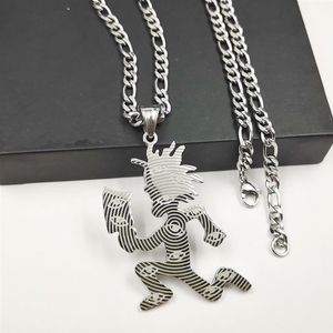 Nieuwe Juggalo Hatchetman Insane Clown Posse Twiztid ABK roestvrijstalen hanger Figaro ketting 30inch206f