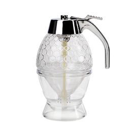 Nieuwe Juice Syrup Cup Bee Drip Dispenser Kettle Keuken Accessoires Honing Jar Container Opslag Pot Standhouder Squeeze Fles