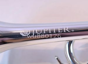 Nieuwe Jupiter JTR700 Bb Trompet Hoge Kwaliteit Messing Verzilverd Oppervlak Trompet Muziekinstrument Trompet met Mondstuk 3697899